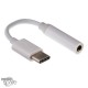 Câble Adaptateur USB C vers jack 3.5mm - blanc