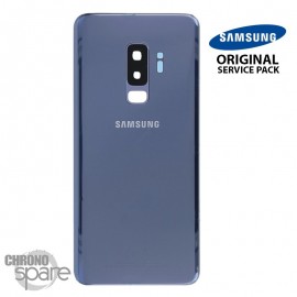Vitre arrière+vitre caméra bleu (officiel) Samsung Galaxy S9 PLUS G965F