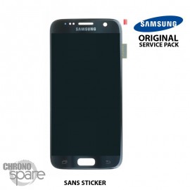 Ecran LCD + Vitre Tactile noire Samsung Galaxy S7 G930F (officiel) GH97-18523A