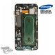 Vitre tactile + Ecran LCD + Châssis Samsung Galaxy S6 Edge Vert (G925F) GH97-17162E (officiel)
