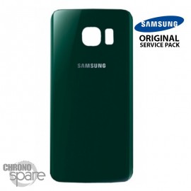 Vitre arrière Samsung S6 edge G925F vert (officiel)