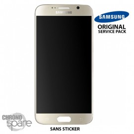 Vitre tactile + écran LCD Samsung Galaxy S6 (G920F) Or GH97-17260C (officiel)