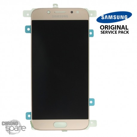 Ecran LCD + Vitre Tactile Or Samsung Galaxy J5 2017 J530F (officiel) GH97-20738C