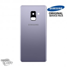 Vitre arrière+vitre caméra Orchidée (officiel) Samsung Galaxy A8 A530F