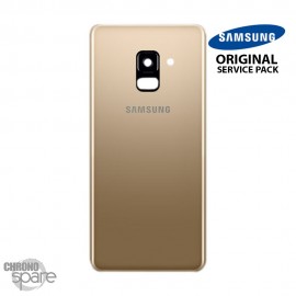 Vitre arrière+vitre caméra Or (officiel) Samsung Galaxy A8 A530F