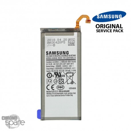 Batterie Samsung Galaxy A6 A600/J6 J600 2018 3000 mah EB-BJ800ABE (officiel)