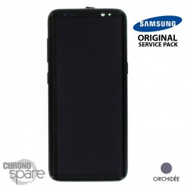 Ecran LCD + Vitre Tactile Orchidée Samsung Galaxy S8 G950F (officiel)
