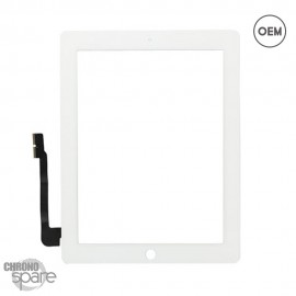 Vitre tactile blanche iPad 3/4 OEM