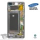 Ecran LCD + Vitre Tactile + châssis vert Samsung Galaxy S10 G973F (officiel)