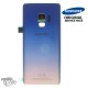 Vitre arrière + vitre caméra Bleu polaire Samsung Galaxy S9 G960F (Officiel)