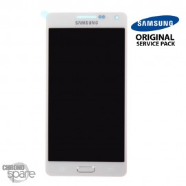 Vitre tactile + Ecran LCD Samsung Galaxy A500F (officiel) GH97-16679A Blanc