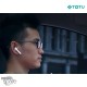 Oreillette Bluetooth blanche avec chargeur voiture TOTU