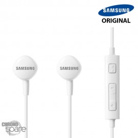 Écouteurs Samsung (originaux) Blanc - Prise jack - Blister HS1303