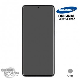Vitre tactile et écran LCD gris Samsung Galaxy S20 Plus (officiel) 