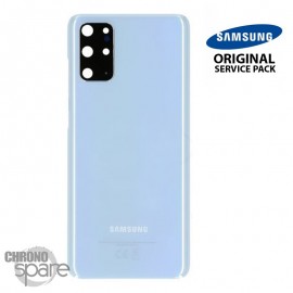 Vitre arrière + vitre caméra bleu Samsung Galaxy S20 Plus (Officiel)