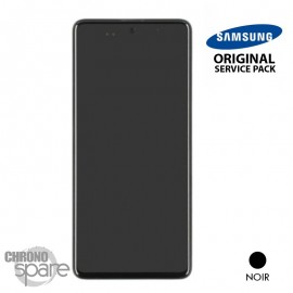 Ecran LCD + Vitre Tactile + châssis noir Samsung Galaxy A51 A515F (officiel)
