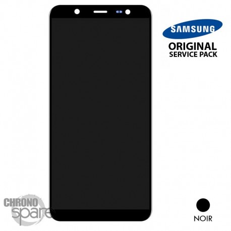 Ecran LCD + Vitre tactile Noire Samsung J8 2018 J810F (officiel)
