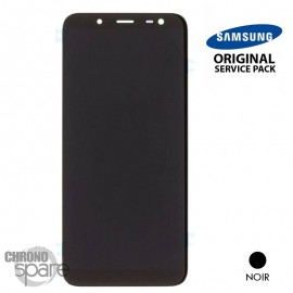 Ecran LCD + Vitre tactile noir (officiel) Samsung J6+2018 J610F