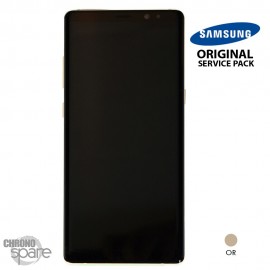 Vitre tactile et écran LCD Samsung Galaxy Note 8 SM-N950F (officiel) Or