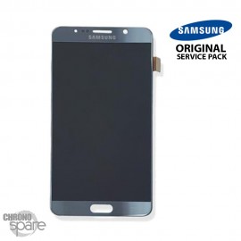 Vitre Tactile + Ecran LCD Argent Samsung Galaxy Note 5 N920F (officiel) 