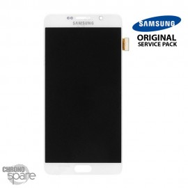 Vitre Tactile + Ecran LCD Blanc Samsung Galaxy Note 5 N920F (officiel) 