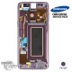 Ecran LCD + Vitre Tactile + châssis violet Samsung Galaxy S9 G960F (officiel)