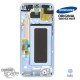 Ecran LCD + Vitre Tactile bleu Samsung Galaxy S8 Plus G955F (officiel)