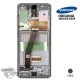 Ecran LCD + Vitre Tactile + châssis gris Samsung Galaxy S20 4G G980F / 5G G981B (officiel)