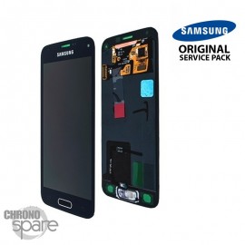 Vitre tactile et écran LCD Galaxy S5 Mini noir G800F GH97-16147A (officiel)
