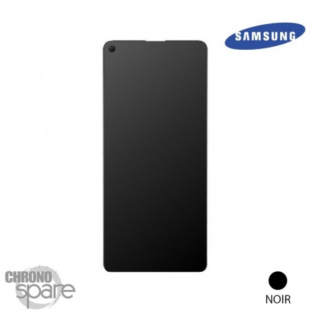 Ecran LCD + Vitre Tactile + châssis noir Samsung Galaxy A21S A217F (officiel)