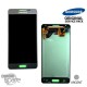 Vitre tactile et écran LCD Samsung Galaxy Alpha G850 Silver (officiel) GH97-16386E