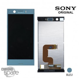 Ecran LCD + vitre tactile Bleu Sony Xperia XZ1 Compact (officiel)