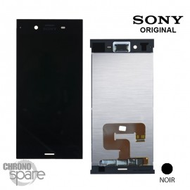 Ecran LCD + vitre tactile Noir Sony Xperia XZ1 (officiel)
