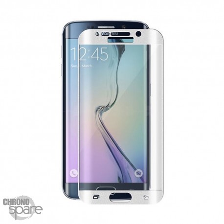 Vitre de protection incurvée Samsung Galaxy S6 Edge Plus Blanche