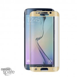 Vitre de protection incurvée Samsung Galaxy S7 Edge Or