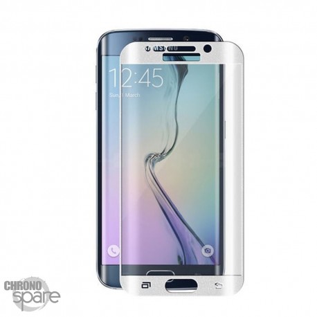 Vitre de protection incurvée Samsung Galaxy S7 Edge Argent