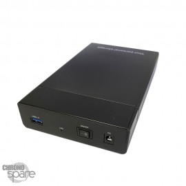 9571 - Boitier externe pour disque dur 3.5 pouces SATA USB 3.0 Noir