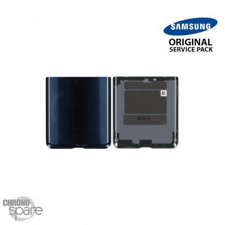Vitre arrière Noire (Partie inférieure) Samsung Galaxy Z Flip F700 (officiel) 