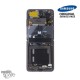 Ecran LCD + Vitre Tactile + châssis noir Samsung Galaxy Z Flip F700 (officiel)
