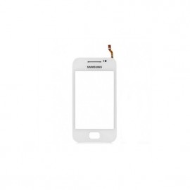 Vitre tactile Samsung Galaxy Ace S5830 blanche (avec sticker)