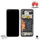 Vitre tactile et écran LCD + batterie Huawei P40 Lite noir 5G (officiel)