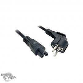 Cable Alimentation 3 broches EU 2 m pour PC Portable 