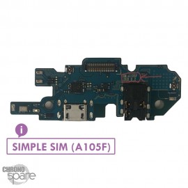 Nappe connecteur de charge Samsung Galaxy A10 A105F simple sim