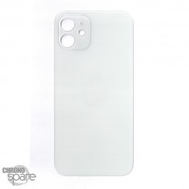 Plaque arrière en verre iPhone 12 blanche (pour machine laser)