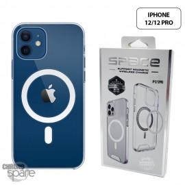 Coque silicone Space Collection Transparente Magnétique iPhone 12 / 12 Pro