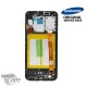 Ecran LCD + Vitre Tactile + châssis noir Samsung Galaxy A20e A202F (officiel)