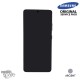 Ecran LCD + Vitre Tactile + châssis Argent Samsung Galaxy S21 Ultra G998B (officiel)