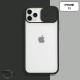 Coque Transparente iPhone 12 - Noir