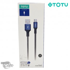 Câble USB vers micro USB bleu 1M TOTU (BM-005)