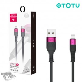 Câble USB vers Lightning fast charge 1.2 M 5A rose TOTU (BT-013)